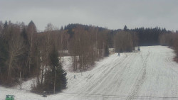 Dojezd hlavní sjezdovky