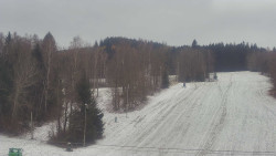 Dojezd hlavní sjezdovky