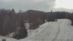 Dojezd hlavní sjezdovky