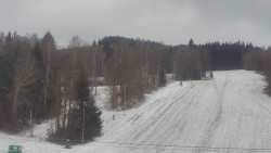 Dojezd hlavní sjezdovky