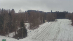 Dojezd hlavní sjezdovky