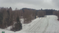 Dojezd hlavní sjezdovky