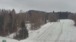 Dojezd hlavní sjezdovky