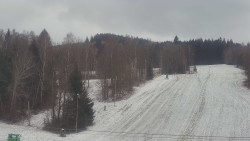 Dojezd hlavní sjezdovky