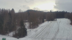 Dojezd hlavní sjezdovky