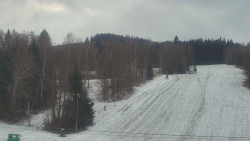 Dojezd hlavní sjezdovky