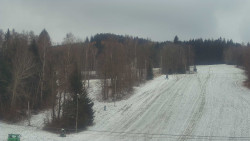 Dojezd hlavní sjezdovky