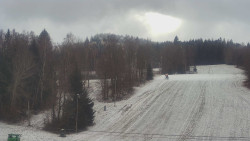 Dojezd hlavní sjezdovky