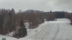 Dojezd hlavní sjezdovky