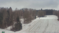 Dojezd hlavní sjezdovky