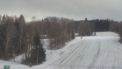 Dojezd hlavní sjezdovky