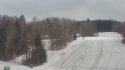 Dojezd hlavní sjezdovky