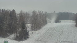 Dojezd hlavní sjezdovky