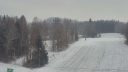 Dojezd hlavní sjezdovky