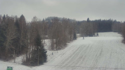 Dojezd hlavní sjezdovky