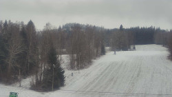 Dojezd hlavní sjezdovky