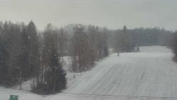 Dojezd hlavní sjezdovky