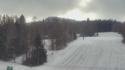 Dojezd hlavní sjezdovky