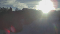 Dojezd hlavní sjezdovky