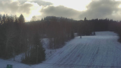 Dojezd hlavní sjezdovky