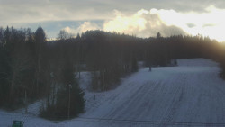 Dojezd hlavní sjezdovky