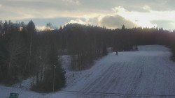 Dojezd hlavní sjezdovky