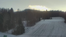 Dojezd hlavní sjezdovky