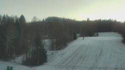 Dojezd hlavní sjezdovky