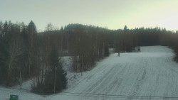 Dojezd hlavní sjezdovky