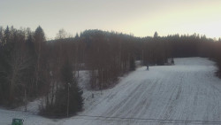 Dojezd hlavní sjezdovky