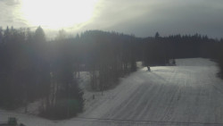 Dojezd hlavní sjezdovky