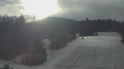 Dojezd hlavní sjezdovky