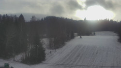 Dojezd hlavní sjezdovky