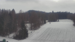 Dojezd hlavní sjezdovky