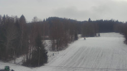 Dojezd hlavní sjezdovky