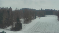 Dojezd hlavní sjezdovky