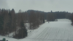 Dojezd hlavní sjezdovky