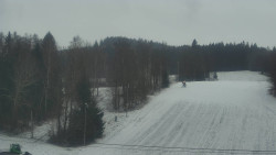 Dojezd hlavní sjezdovky