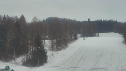 Dojezd hlavní sjezdovky