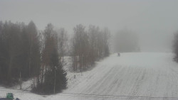 Dojezd hlavní sjezdovky