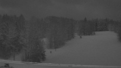 Dojezd hlavní sjezdovky