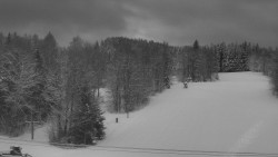 Dojezd hlavní sjezdovky