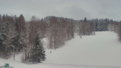 Dojezd hlavní sjezdovky