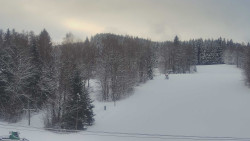 Dojezd hlavní sjezdovky