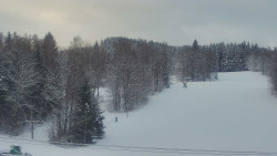 Dojezd hlavní sjezdovky