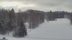 Dojezd hlavní sjezdovky