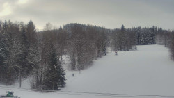 Dojezd hlavní sjezdovky