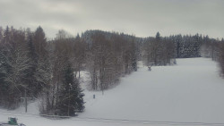 Dojezd hlavní sjezdovky