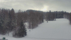 Dojezd hlavní sjezdovky