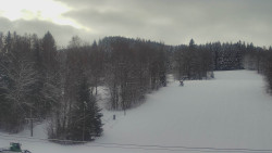 Dojezd hlavní sjezdovky